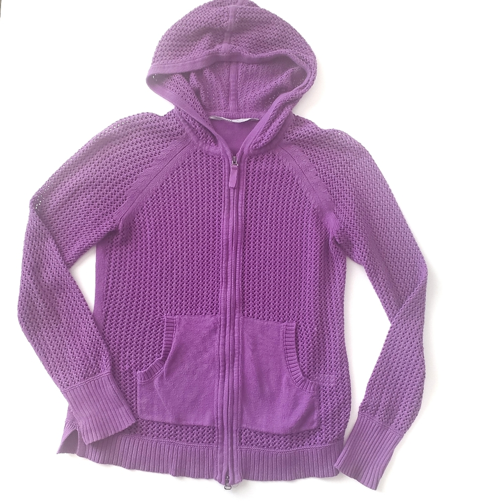 Athleta Sunscape Hooded Sweater Medium